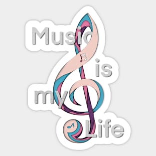 Music Life Sticker